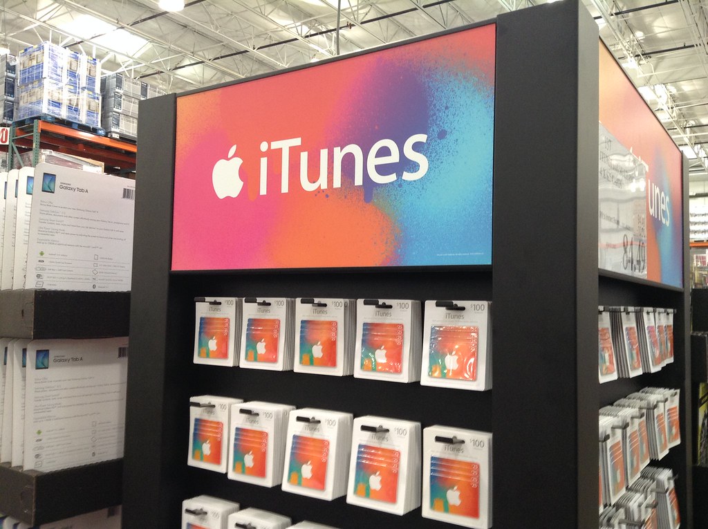 iTunes, iTunes, Gift Cards, at Costco, 6/2015, by Mike Moza…
